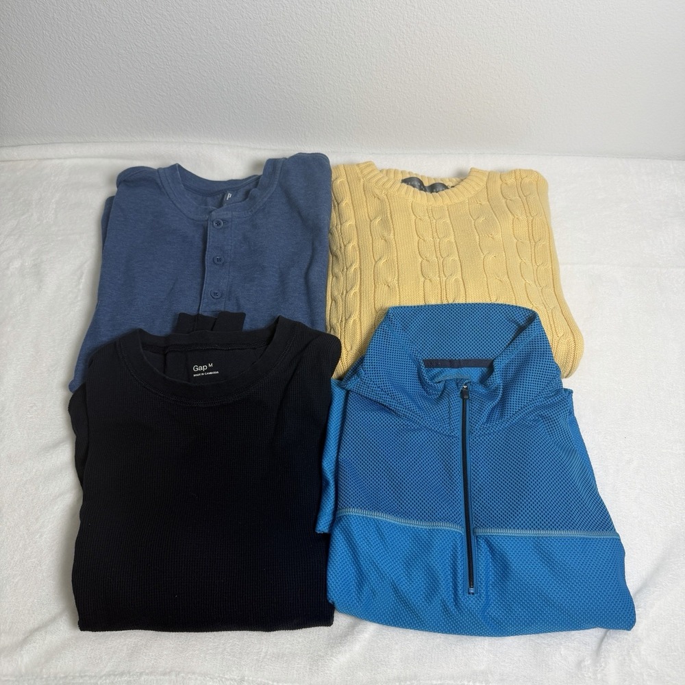 Bundle Men's Long Sleeve Clothes Size Medium Oscar De La Renta Gap Calvin Klein